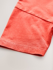 Red Relaxed Fit Washed Short Sleeve Graphic Print 100% Cotton T-Shirt (3-16yrs) - Image 4 of 4