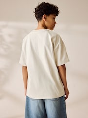 Stone Tie Dye Smile Relaxed Fit Short Sleeve Graphic Print T-Shirt (3-16yrs) - Image 3 of 7