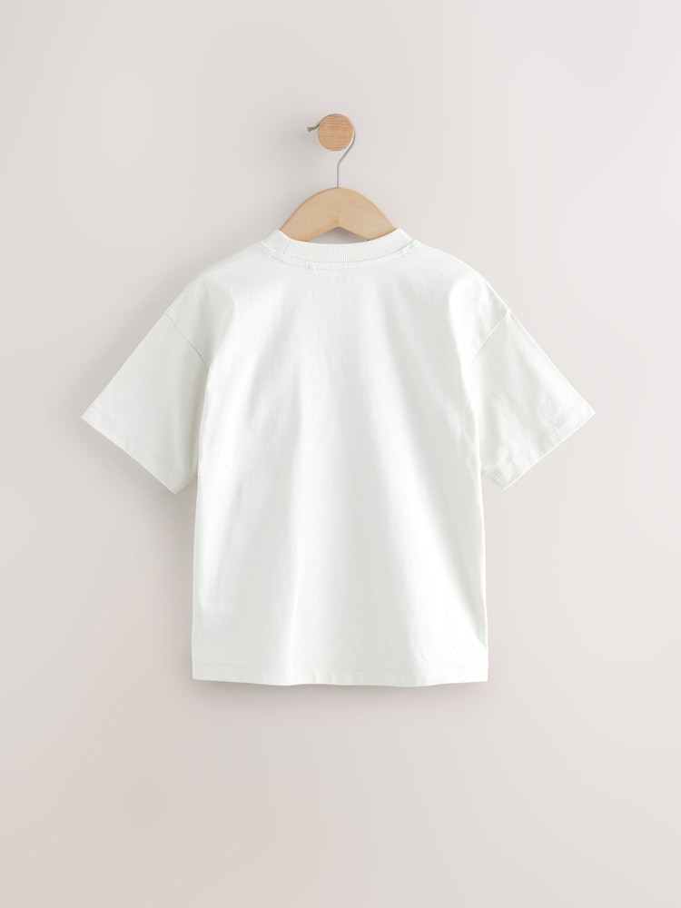 Weiß/Kopfhörer - Kurzärmeliges T-Shirt mit Grafikprint in Relaxed-Fit (3–16 J.) - Bild 2 von 4 Weiß/Kopfhörer - Kurzärmeliges T-Shirt mit Grafikprint in Relaxed-Fit (3–16 J.) - Bild 2 von 4