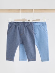 Blue Baby Leggings 2 Pack - Image 1 of 9