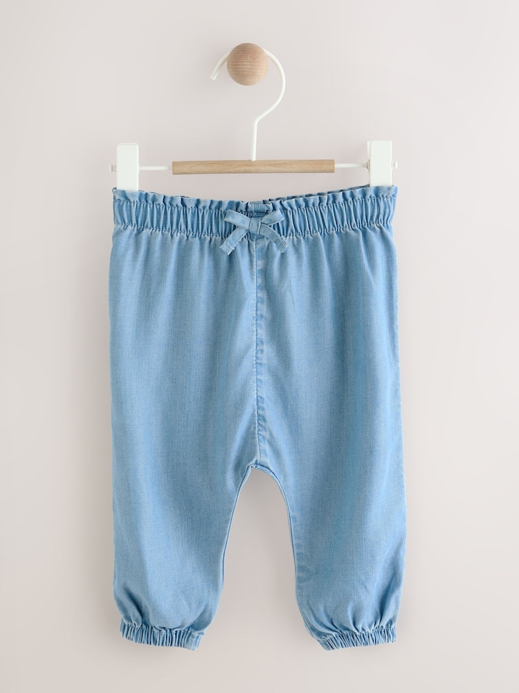 Blue Denim Tencel Baby Trousers - Image 1 of 5
