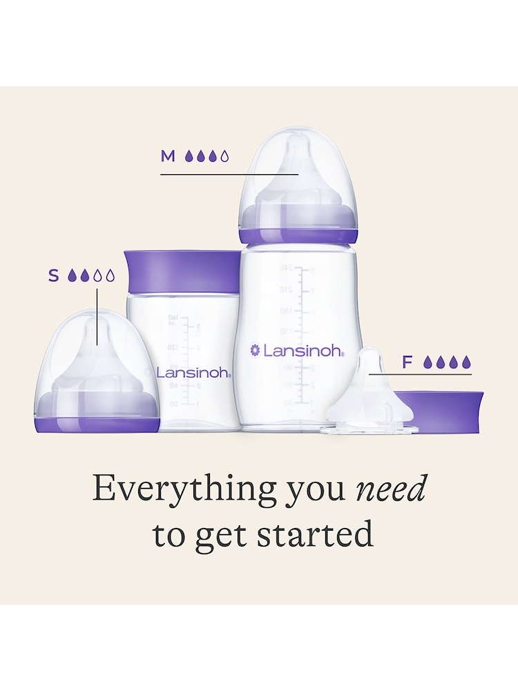 Lansinoh Clear Feeding Bottle Starter Set - Image 10 of 10 Lansinoh Clear Feeding Bottle Starter Set - Image 10 of 10