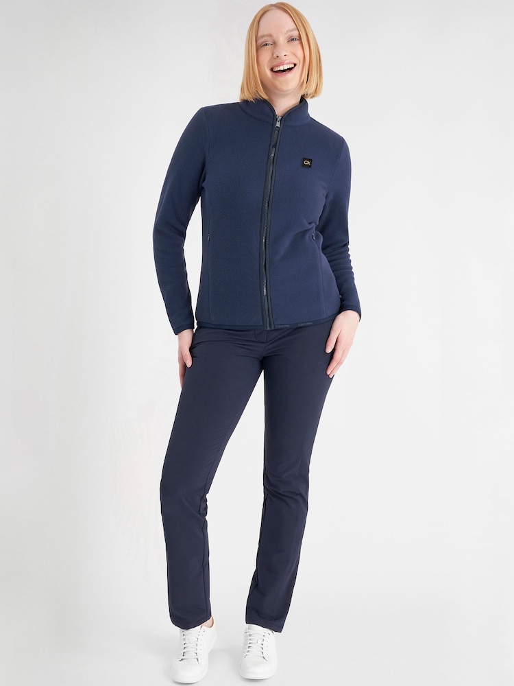 Синий - Флисовый топ на молнии Calvin Klein Golf Alvardo - Image 2 of 9