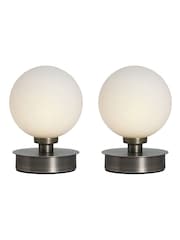 BHS Set of 2 Claude Touch Table Lamps - Image 6 of 6