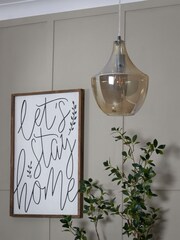 BHS Jena Glass Pendant Ceiling Light - Image 3 of 6