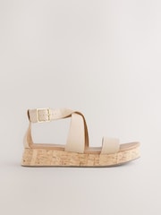 Cuero neutro - Sandalias con plataforma gruesa de Forever Comfort® - Imagen 7 de 9