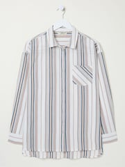 FatFace Multi 100% Cotton Carolin Stripe Shirt - Image 1 of 1