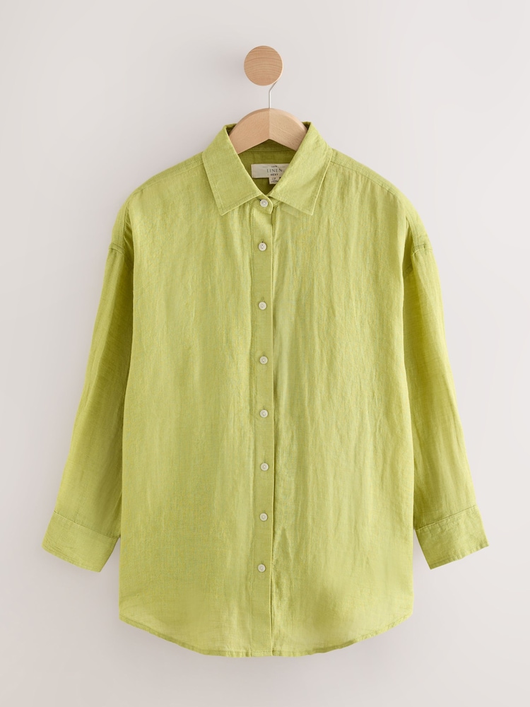 Vert - Chemise de plage 100% lin - Image 6 of 8