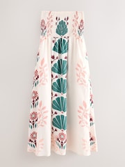 Khaki Green Bandeau Midi Dress - Image 7 of 9