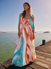 Multi Volume Maxi Dress - Image 1 of 8