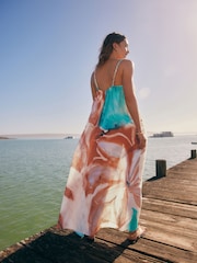 Multi Volume Maxi Dress - Image 3 of 8