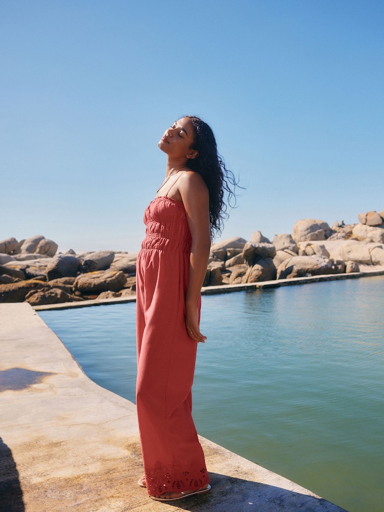 Kandis Coast Playsuits NEW COAST KANDIS SKY BLUE LACE BANDEAU