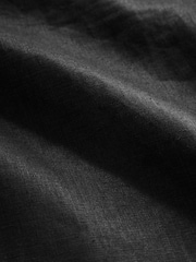 Preto - 100% Saia midi de linho - Imagem 7 de 7