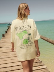 Желтый Margarita - Пляжная футболка с принтом - Image 1 of 9