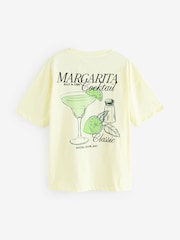 Желтый Margarita - Пляжная футболка с принтом - Image 7 of 9