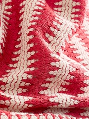 Rojo/crudo - Prenda de playa de crochet - Imagen 9 de 9