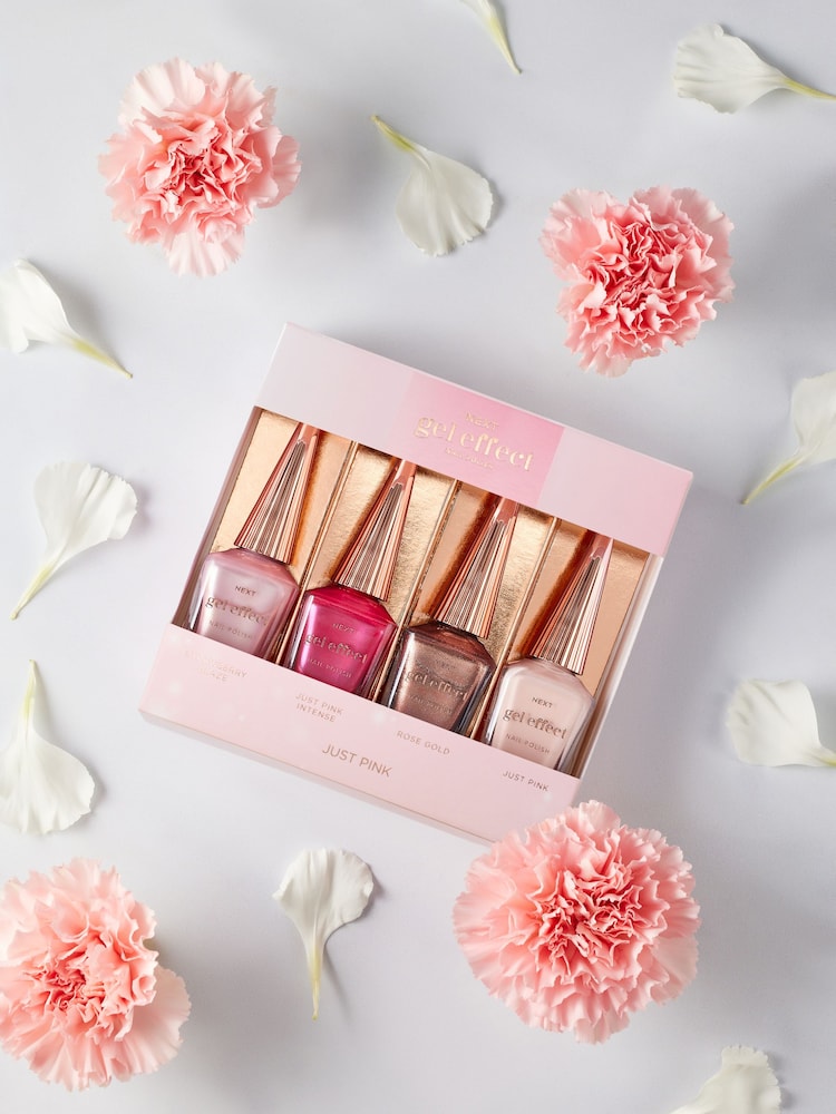 Set of 4 Gel Effect Nail Polish Gift Set - Image 2 of 3