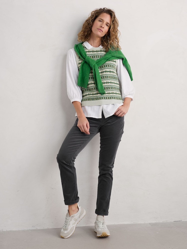 Seasalt Cornwall Grey Tall Lamledra Trousers - Image 1 of 5