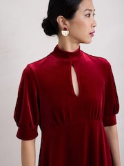 Seasalt Cornwall Four Lanes Velvet Empire Line средних размеров платья - Изображение 3 из 5