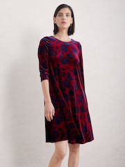 Seasalt Cornwall Red Mahonia Dress - Image 1 of 5