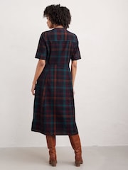 Seasalt Cornwall Teal Wightwick Denim 100% Organic Cotton Midi Dress - Изображение 5 из 8