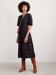 Seasalt Cornwall Teal Wightwick Denim 100% Organic Cotton Midi Dress - Изображение 6 из 8