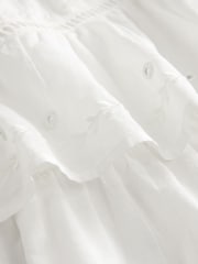 Cream Rara Style 100% Cotton Mini Skirt - Image 7 of 8