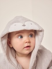 The White Company Grey Snowy Penguin Robe - Image 2 of 4