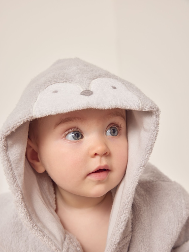 The White Company Grey Snowy Penguin Robe - Image 2 of 4
