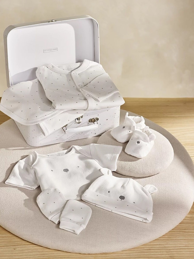 The White Company Bringing Home Baby 100% Cotton White Gift Set - Image 2 of 3
