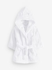 Blanco - The White Company Hydro 100% Cotton Robe With Ears - Imagen 1 de 1