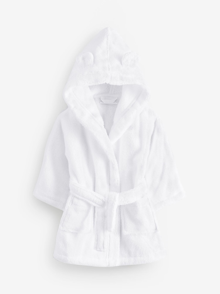 Blanco - The White Company Hydro 100% Cotton Robe With Ears - Imagen 1 de 1