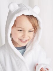 The White Company Hydro 100% Cotton Robe With Ears - Image 2 of 4