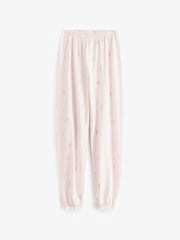 The White Company Relaxed Fit Pink Swanlake Ballerina 100% Organic Cotton Pyjamas - Image 3 of 3