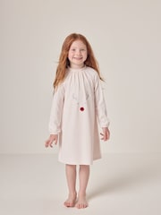The White Company Pink Jingles Polka Dot Nightie - Image 1 of 6