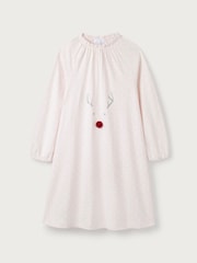 The White Company Pink Jingles Polka Dot Nightie - Image 5 of 6