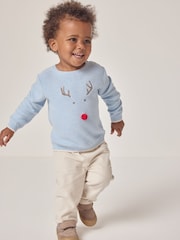 The White Company Blue Jingles Jumper - Image 1 of 5