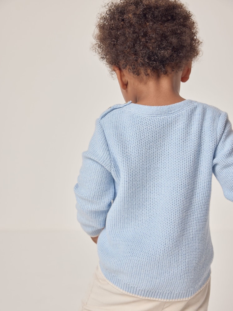 The White Company – Pullover mit Jingles-Motiv, Blau - Bild 2 von 5 The White Company – Pullover mit Jingles-Motiv, Blau - Bild 2 von 5