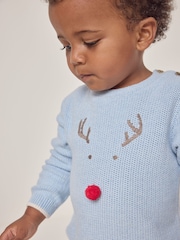 The White Company Blue Jingles Jumper - Image 3 of 5