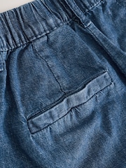Denim Dark Blue N. Premium Tailored Pintuck Shorts - Image 6 of 6