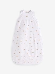 The White Company Woodland Embroidered  2.5Tog White Sleeping Bag - Image 1 of 1