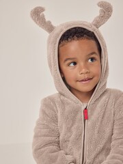 The White Company Relaxed Fit Natural Jingles Snuggle All-In-One - Image 3 of 6