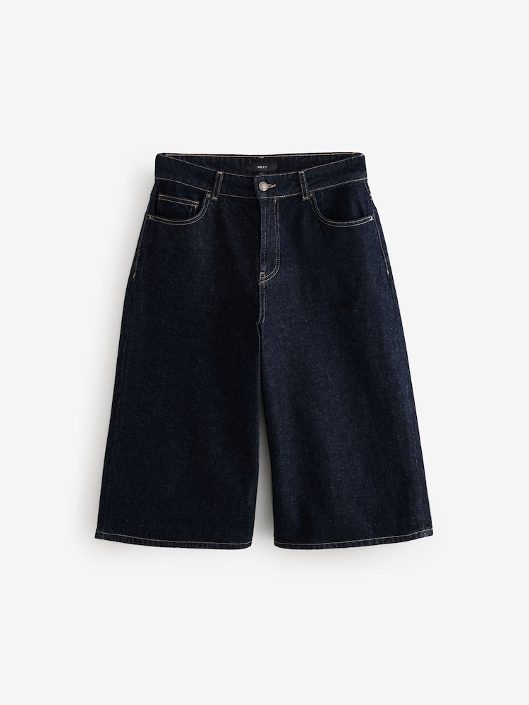 Rinse Longline Jort Denim Shorts - Image 5 of 7