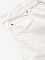 Blanco - Pantalones cortos de denim largos - Imagen 7 de 8
