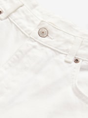 Blanco - Pantalones cortos de denim largos - Imagen 8 de 8