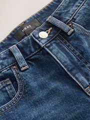 Inky Blue Knee Length Bermuda Denim Shorts - Image 2 of 3
