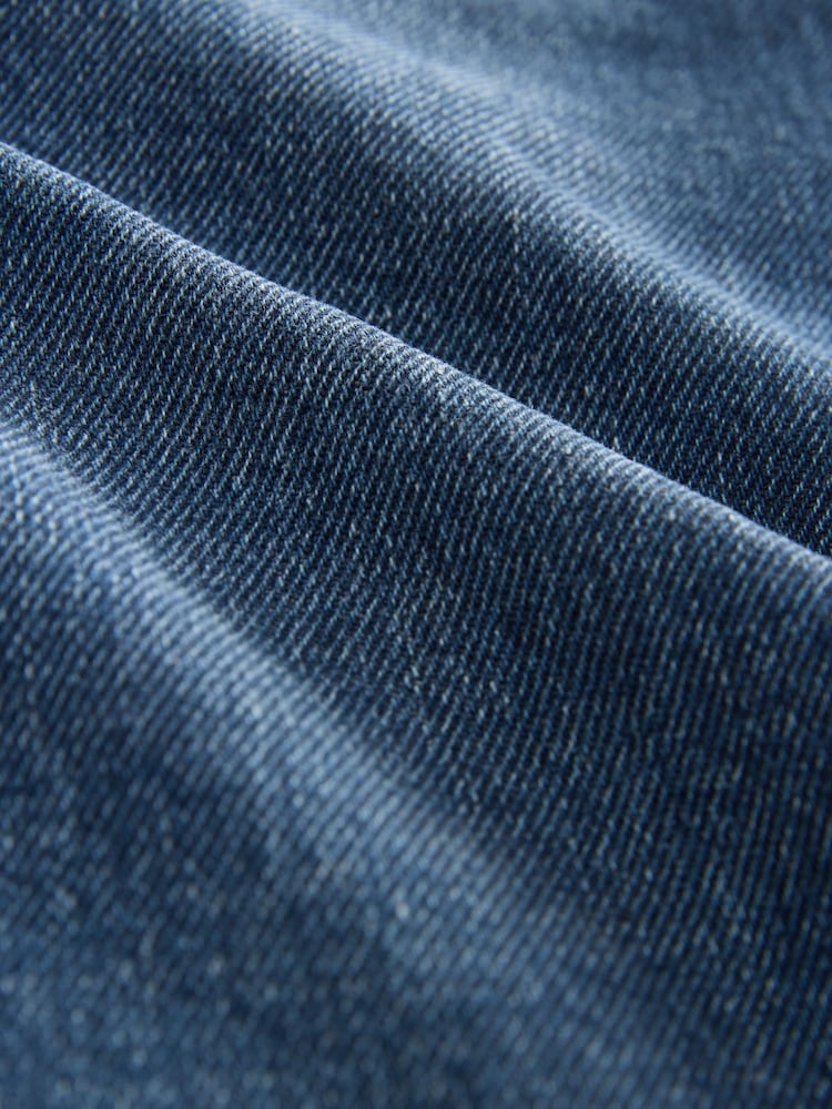 Inky Blue Knee Length Bermuda Denim Shorts - Image 3 of 3