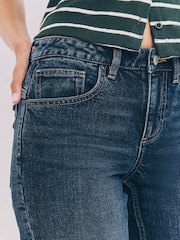 Inky Blue Knee Length Bermuda Denim Shorts - Image 7 of 10