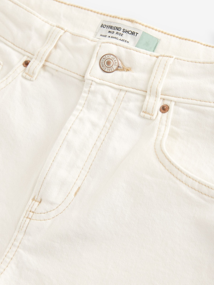 Ecru Denim Boy Shorts - Image 6 of 6