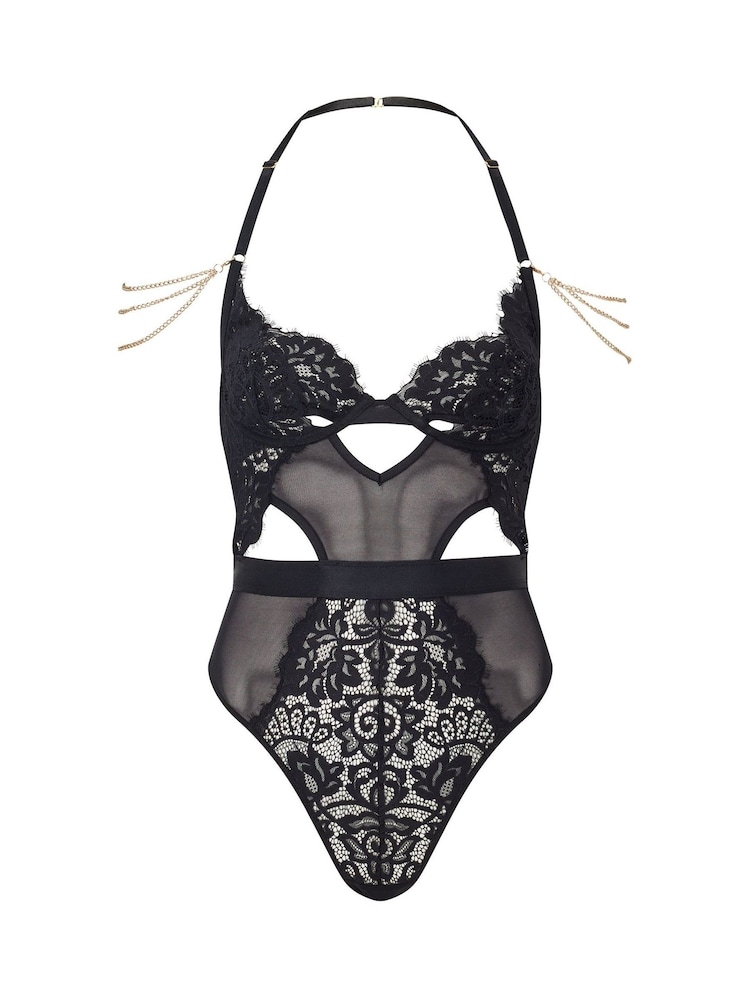 Ann Summers Black Ethereal Lace Cut Out Body - Image 5 of 5